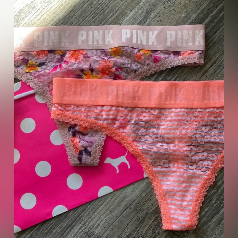 Bundle of 2 panties PINK by Victoria’s Secret - M